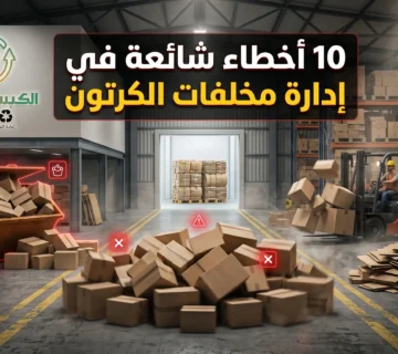 10 أخطاء شائعة في إدارة مخلفات الكرتون