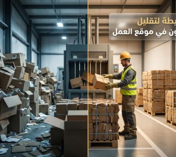 خطوات بسيطة لتقليل تكدس الكرتون في موقع العمل